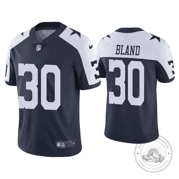 Daron Bland Dallas Cowboys Number 30 NFL Football Jersey