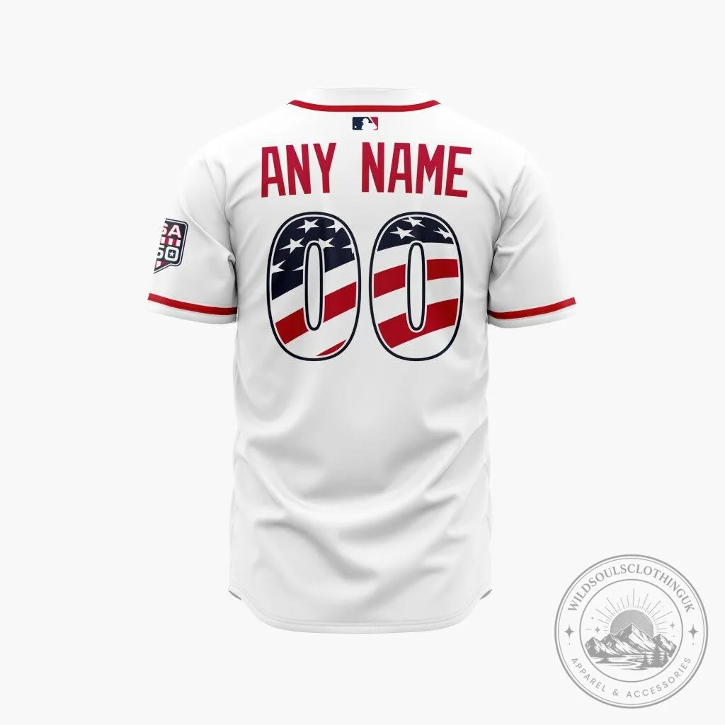 Cincinnati Reds Personalized 2026 Stars and Stripes Fourth Of July Baseball Jersey 9 Cincinnati Reds Personalized 2026 Stars and Stripes Fourth Of July Baseball Jersey