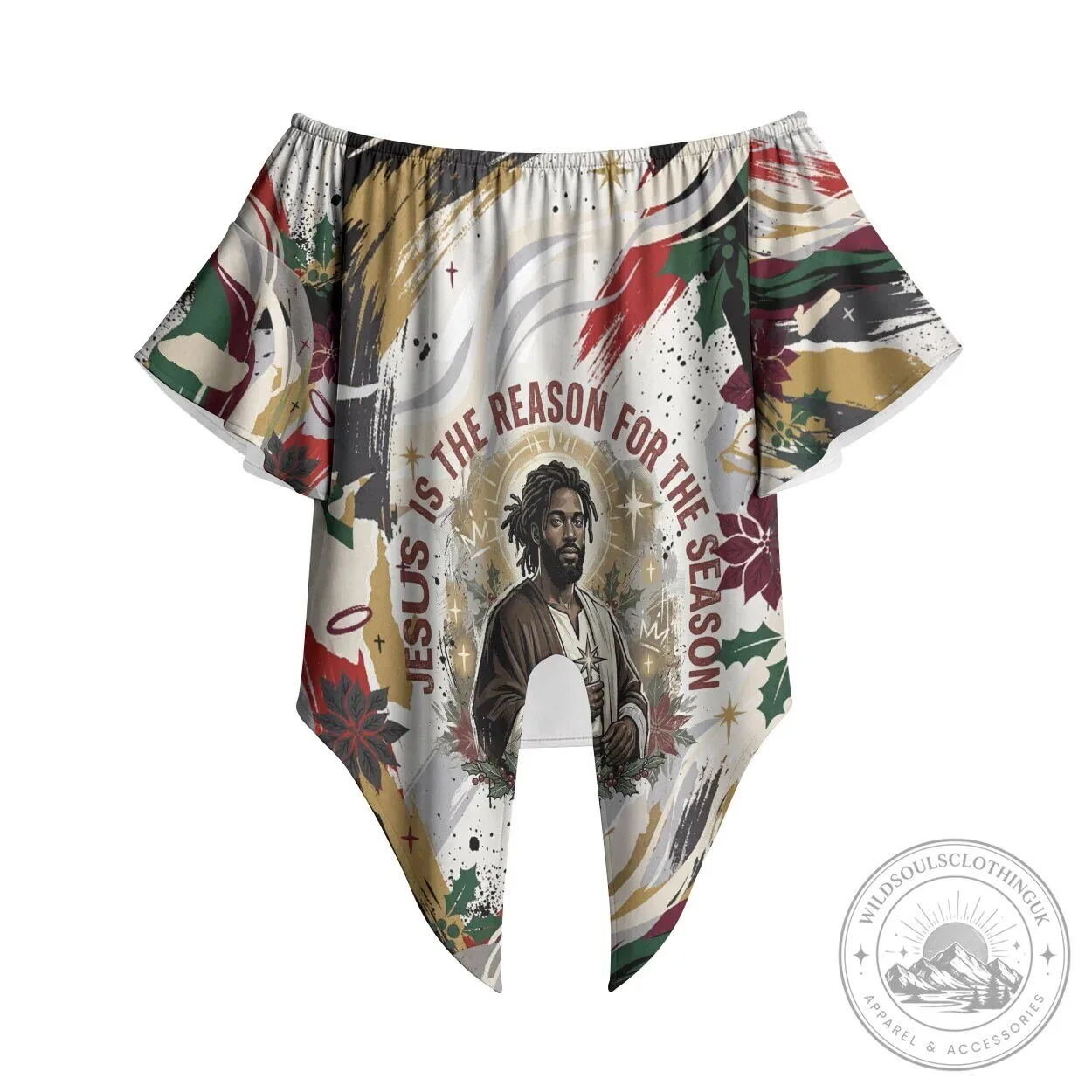 Jesus Is The Reason For The Season Christian Christmas Off Shoulder Top 10 Jesus Is The Reason For The Season Christian Christmas Off Shoulder Top