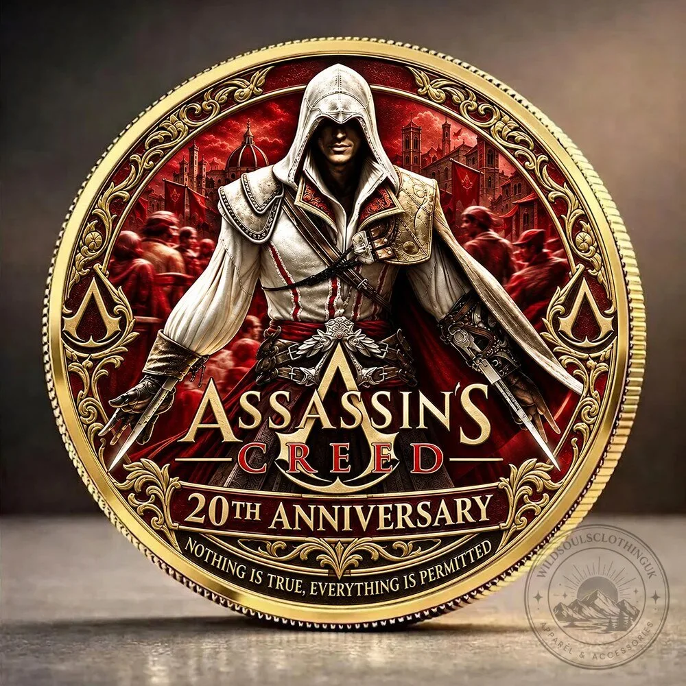 Commemorative Coin for the 20th Anniversary of Assassin's Creed Collectible Edition