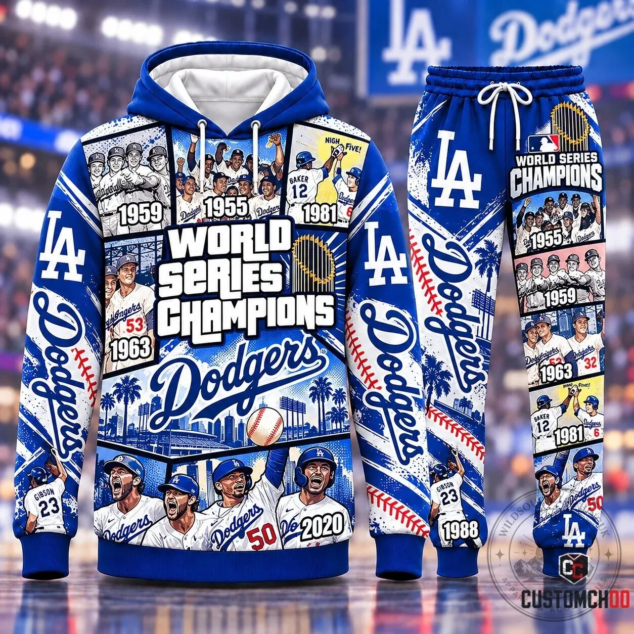 Los Angeles Dodgers World Series Champions 2026 Baseball Hoodie 12 Los Angeles Dodgers World Series Champions 2026 Baseball Hoodie