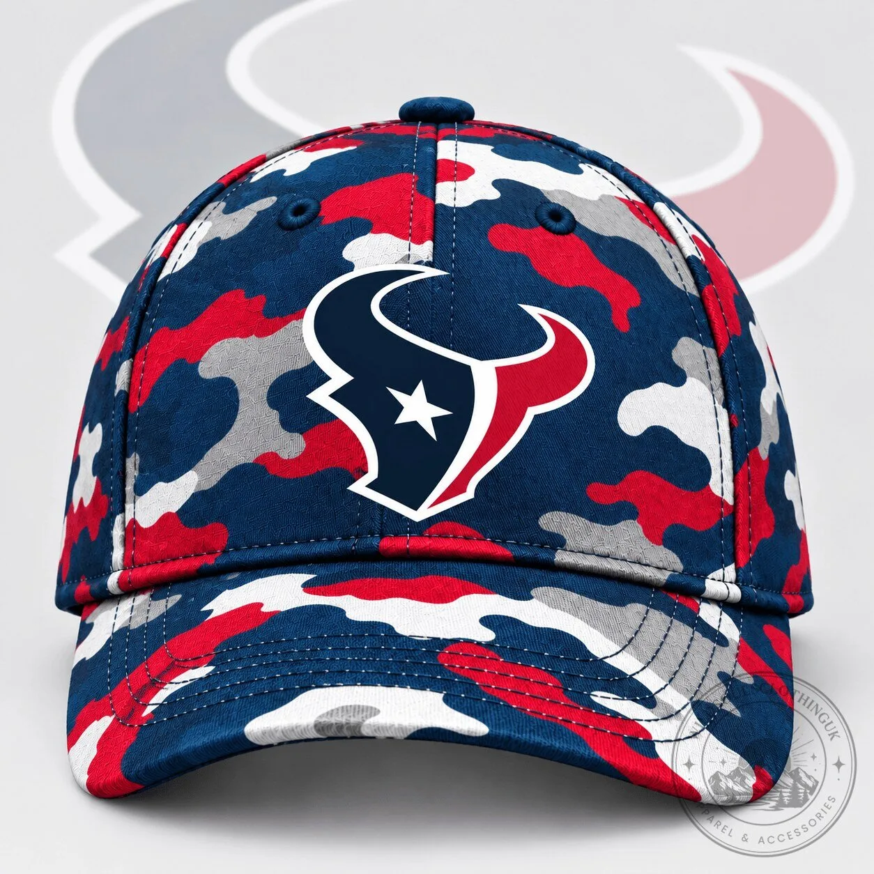 Houston Texans Urban Camouflage All Over Print Baseball Cap Hat