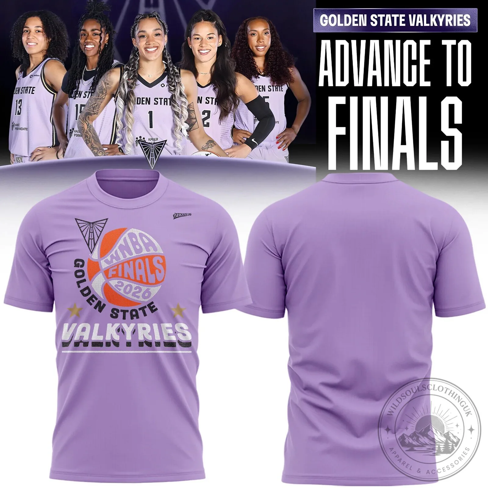 Golden State Valkyries WNBA Finals 2026 Basketball Fan Purple T-Shirt 3 Golden State Valkyries WNBA Finals 2026 Basketball Fan Purple T-Shirt