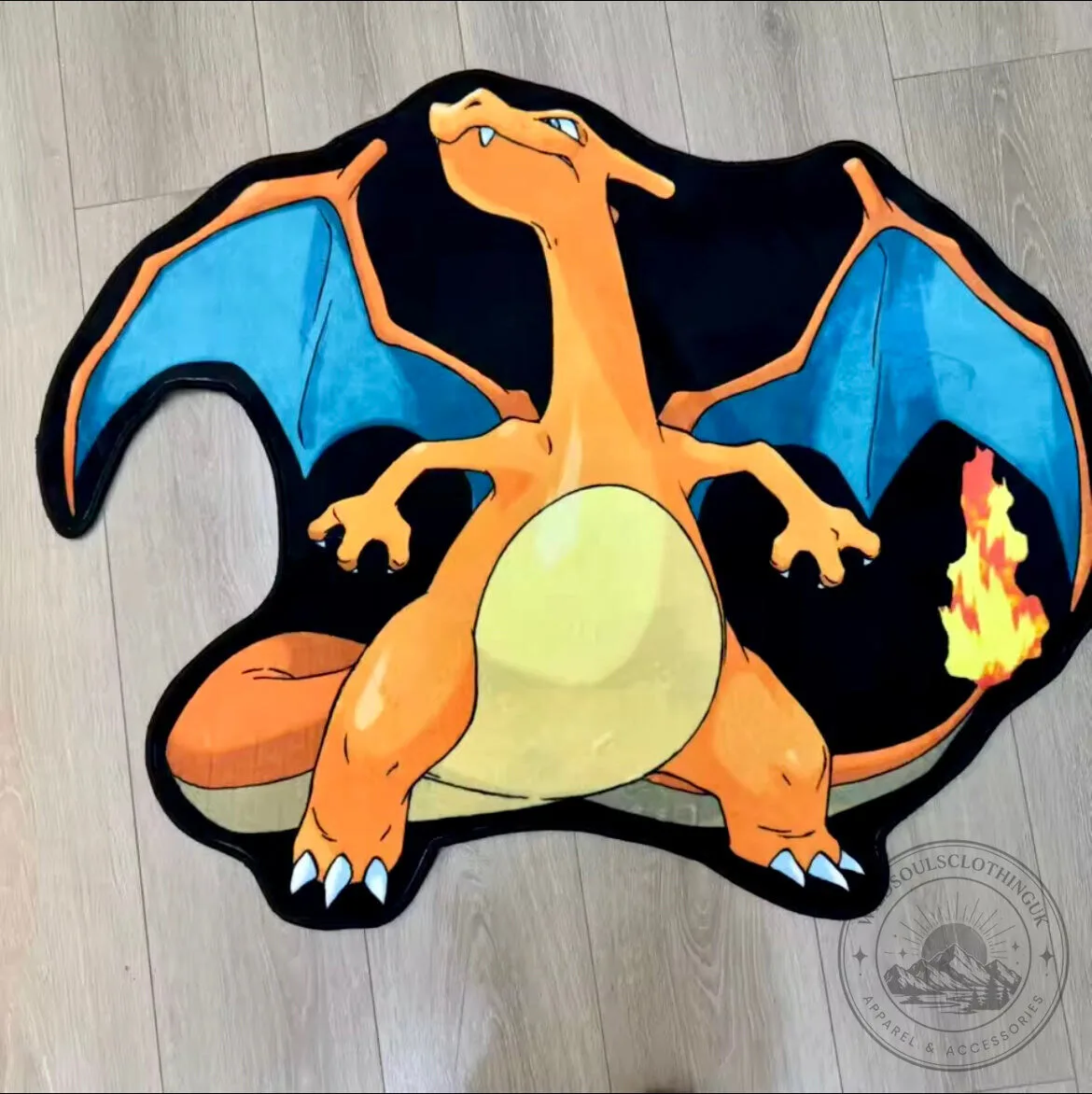 Charizard Pokémon Anime Character Area Rug