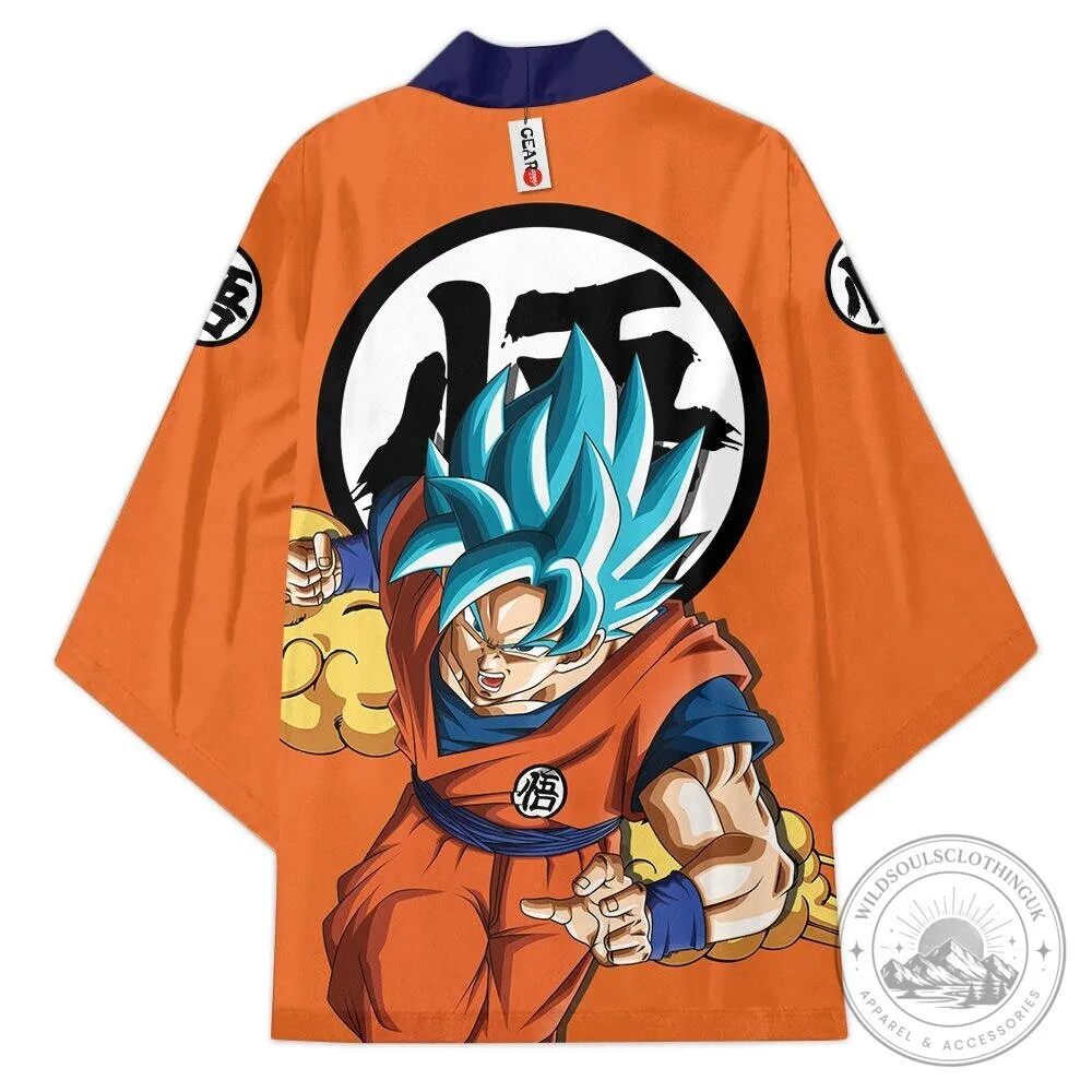 Dragon Ball Super Goku Super Saiyan Blue Kimono Cardigan 9 Dragon Ball Super Goku Super Saiyan Blue Kimono Cardigan