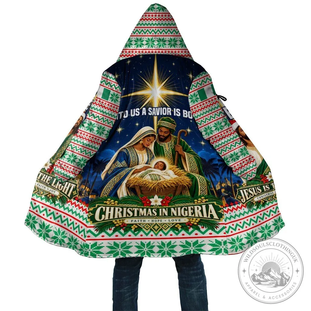 Christmas in Nigeria Nativity Scene Jesus Savior is Born Cloak 1 Christmas in Nigeria Nativity Scene Jesus Savior is Born Cloak