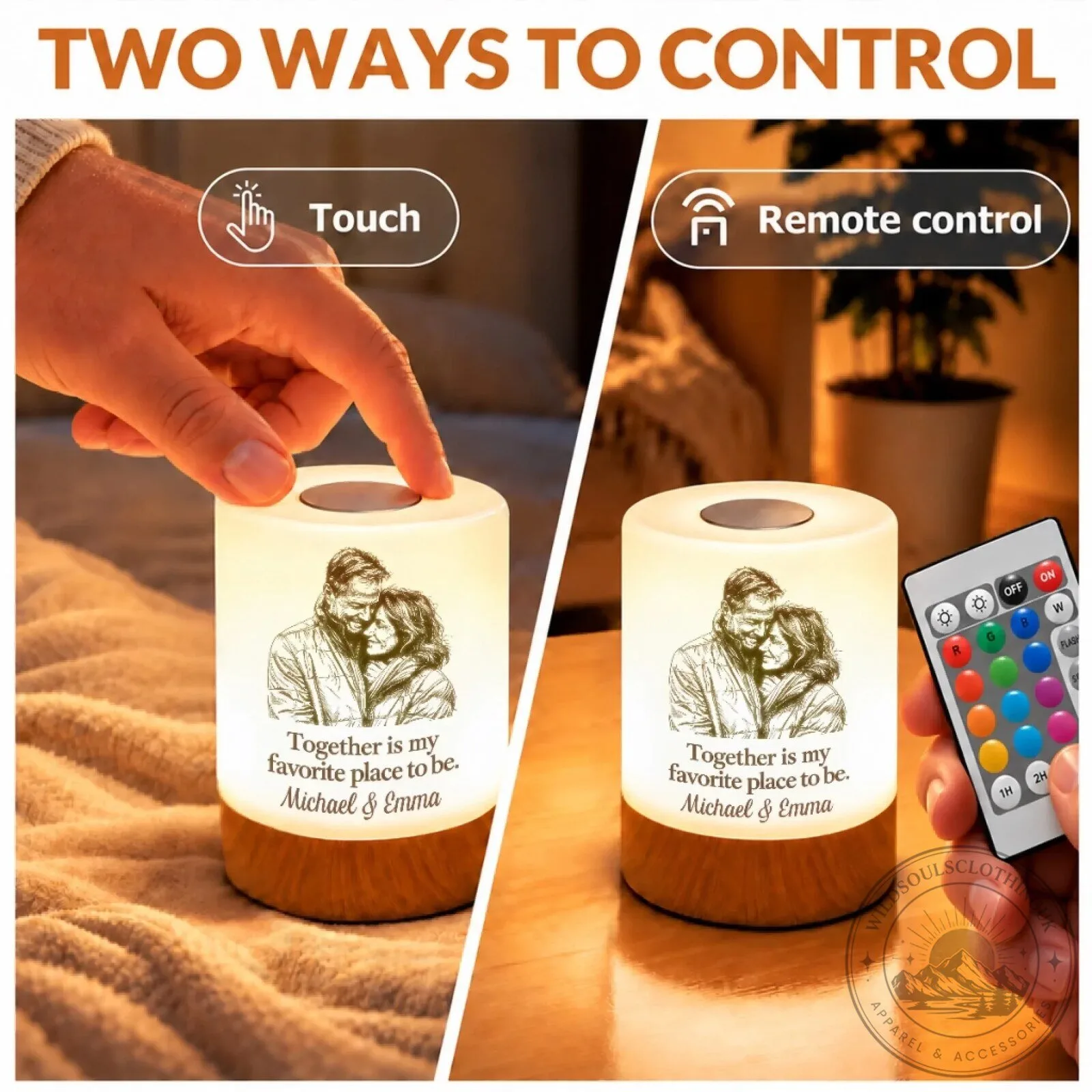 Personalized Custom Photo Together Is My Favorite Place To Be Dimmable Touch Lamp 9 Personalized Custom Photo Together Is My Favorite Place To Be Dimmable Touch Lamp