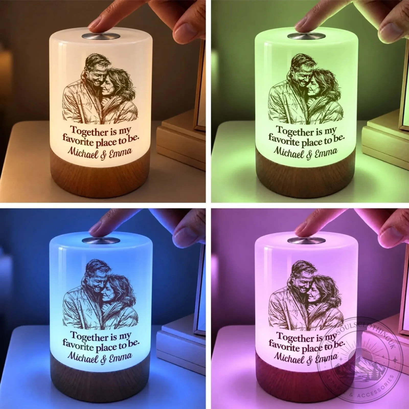 Personalized Custom Photo Together Is My Favorite Place To Be Dimmable Touch Lamp 11 Personalized Custom Photo Together Is My Favorite Place To Be Dimmable Touch Lamp