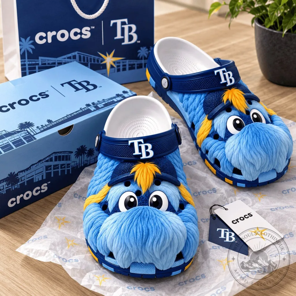 Tampa Bay Rays Raymond Mascot Crocs Shoes for Men and Women Tampa Bay Rays Raymond Mascot Crocs Shoes for Men and Women