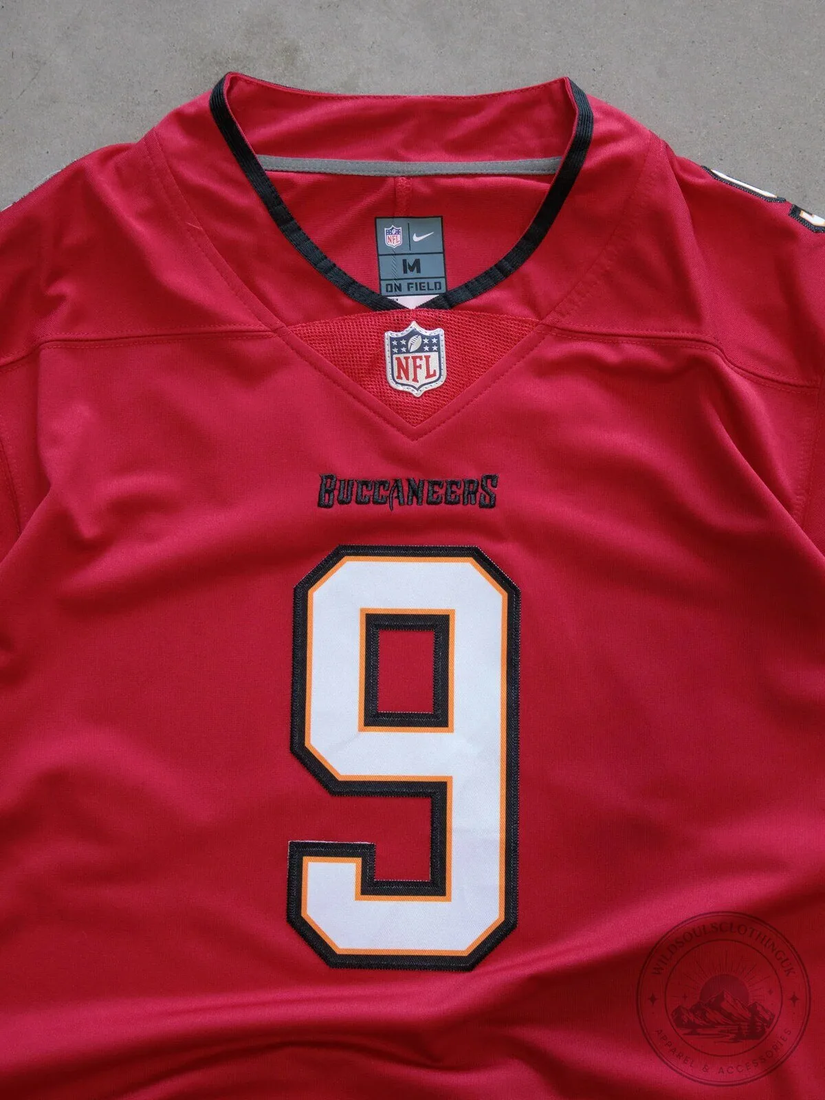 Tampa Bay Buccaneers Marvin Harrison Jr. Red Football Jersey 9 Tampa Bay Buccaneers Marvin Harrison Jr. Red Football Jersey