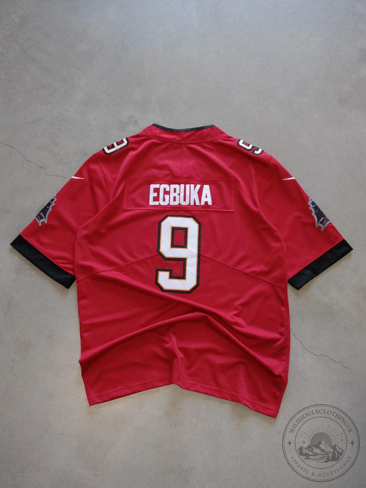 Tampa Bay Buccaneers Marvin Harrison Jr. Red Football Jersey 11 Tampa Bay Buccaneers Marvin Harrison Jr. Red Football Jersey