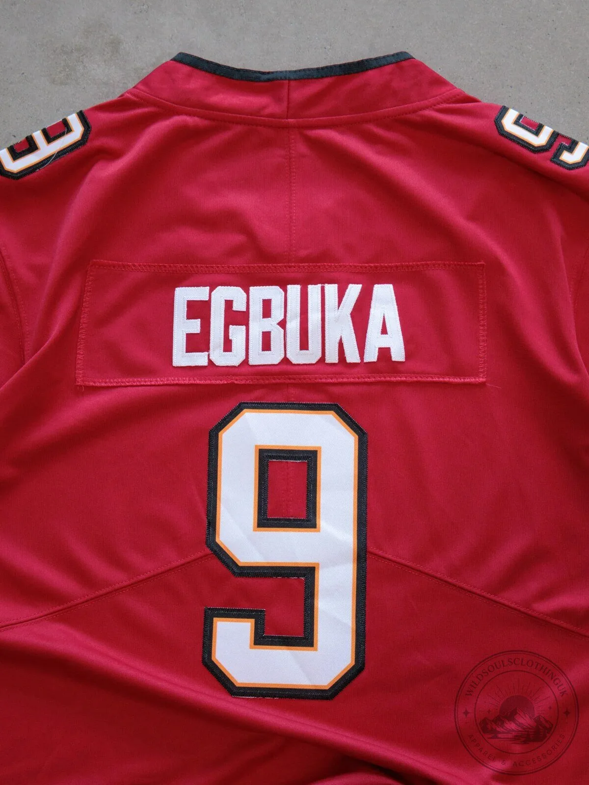 Tampa Bay Buccaneers Marvin Harrison Jr. Red Football Jersey 12 Tampa Bay Buccaneers Marvin Harrison Jr. Red Football Jersey