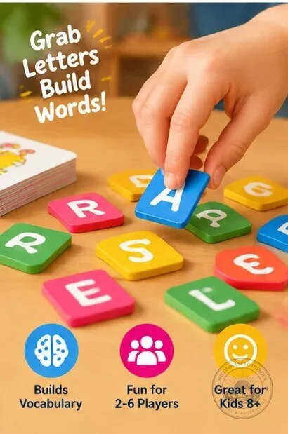 Purrfect Letter Grabbing Word Game for Family and Friends 13 Purrfect Letter Grabbing Word Game for Family and Friends