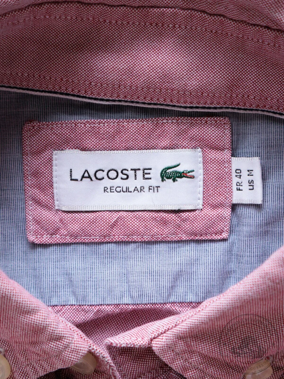 Lacoste Pink Button Down Long Sleeve Shirt for Men 7 Lacoste Pink Button Down Long Sleeve Shirt for Men