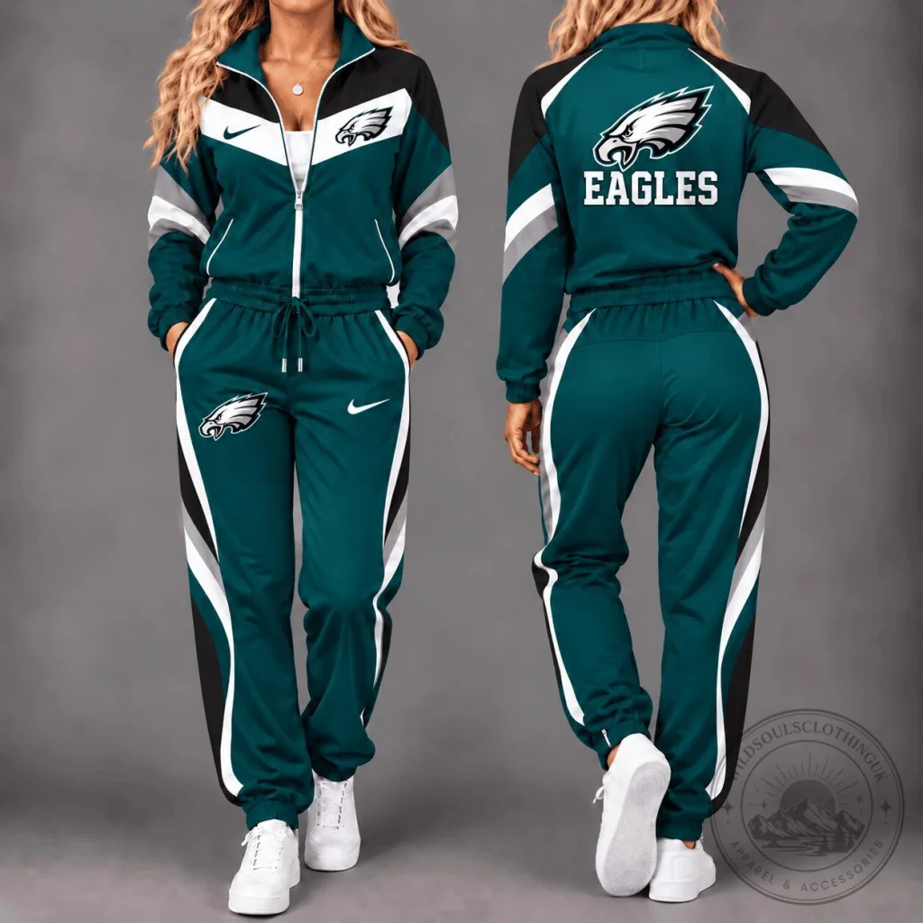 Philadelphia Eagles NFL Team Pride Waterproof Windbreaker Tracksuit Jacket Philadelphia Eagles NFL Team Pride Waterproof Windbreaker Tracksuit Jacket
