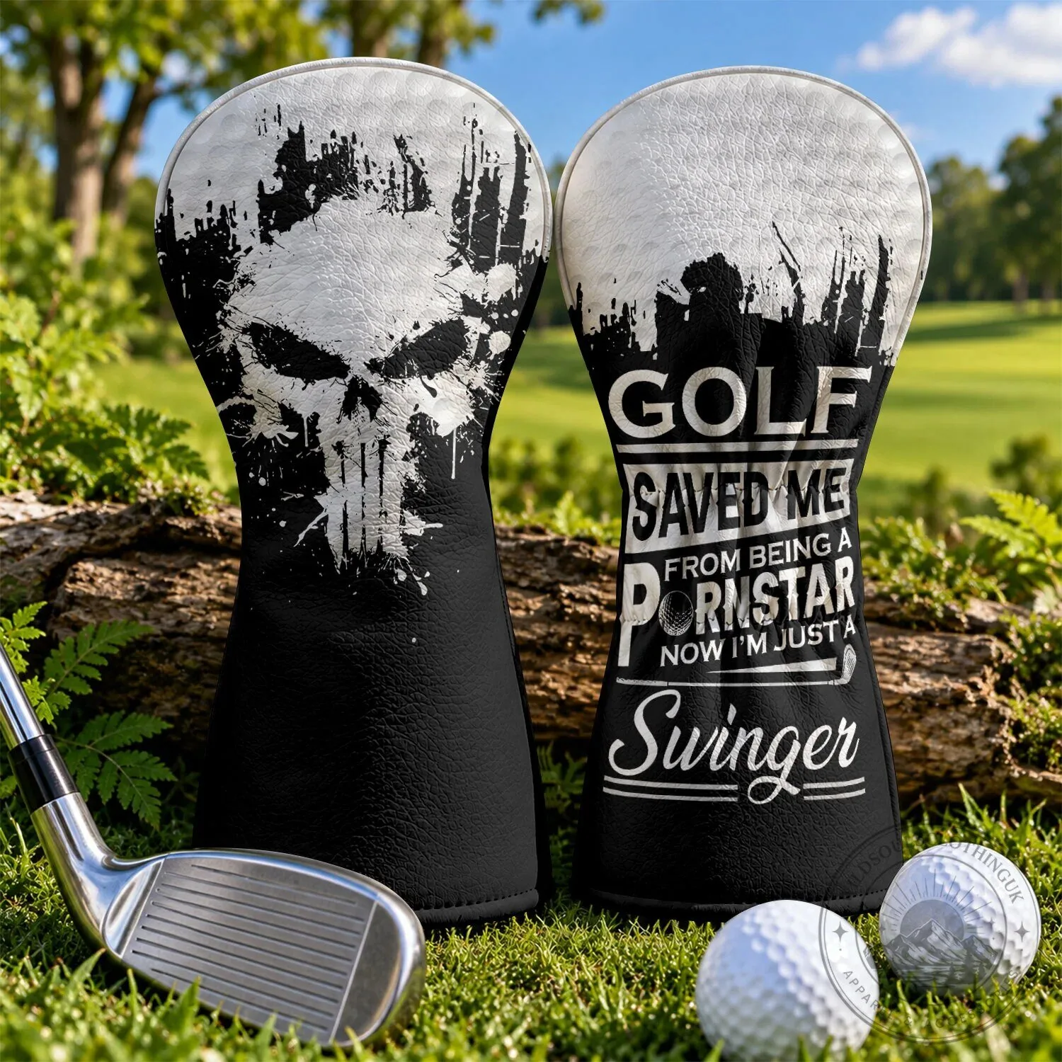 Golf Saved Me From Being A Pornstar Now I'm Just A Swinger Skull Golf Club Headcover 8 Golf Saved Me From Being A Pornstar Now I