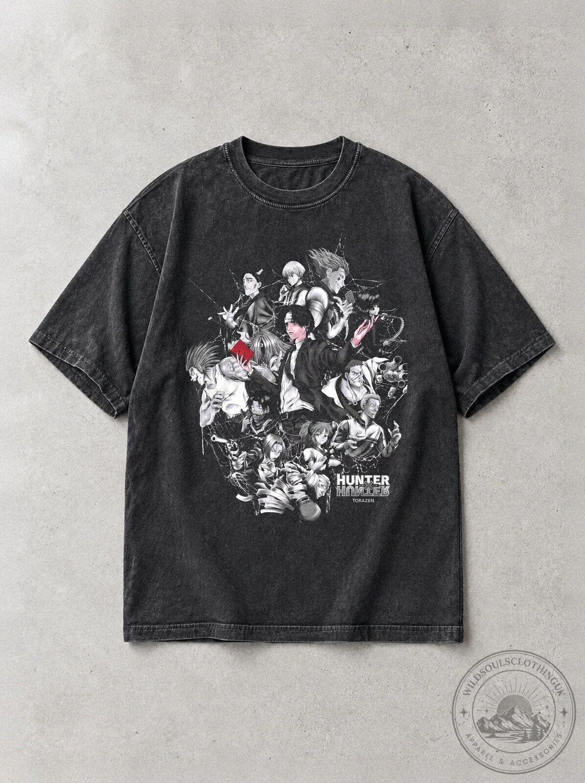 Hunter x Hunter Web of Thirteen Vintage Anime Graphic T-Shirt