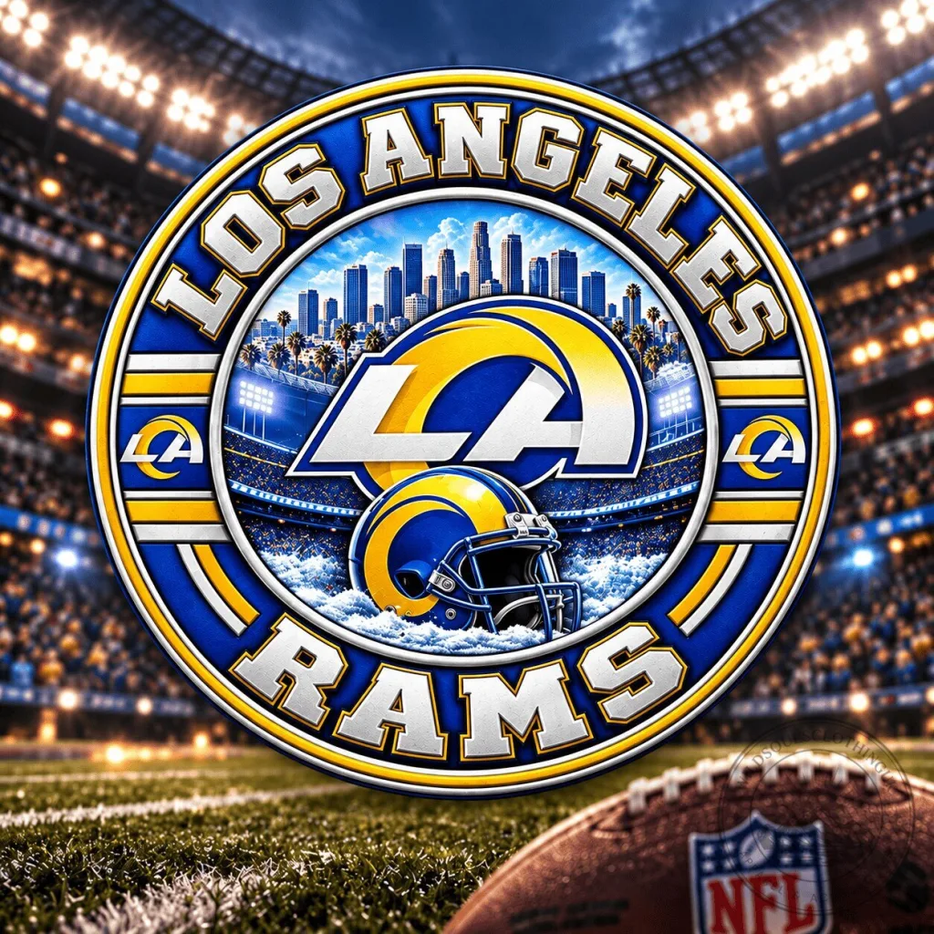 Los Angeles Rams NFL Football Team Collectible Souvenir Coin Los Angeles Rams NFL Football Team Collectible Souvenir Coin