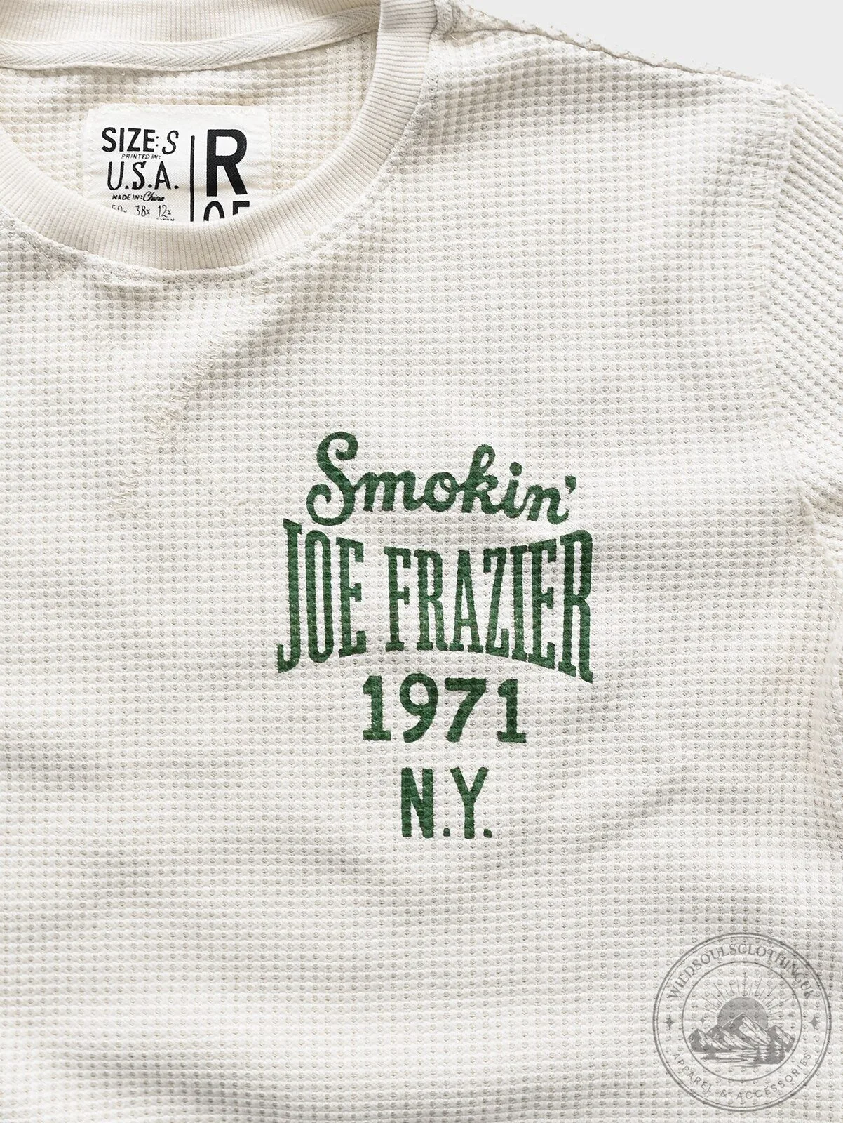 Joe Frazier Smokin' Joe 1971 New York City Boxing Legend Long-Sleeve Thermal Shirt 8 Joe Frazier Smokin