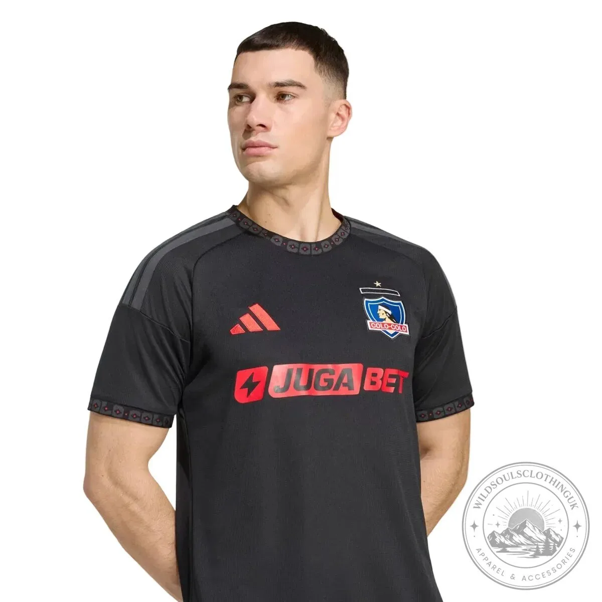 Colo-Colo Away Football Jersey 2026-2027 Season Black Adidas Fan Apparel