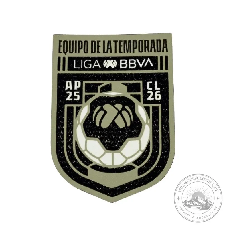 Liga BBVA MX Equipo de la Temporada 2025-2026 Soccer Football Patch 1 Liga BBVA MX Equipo de la Temporada 2025-2026 Soccer Football Patch