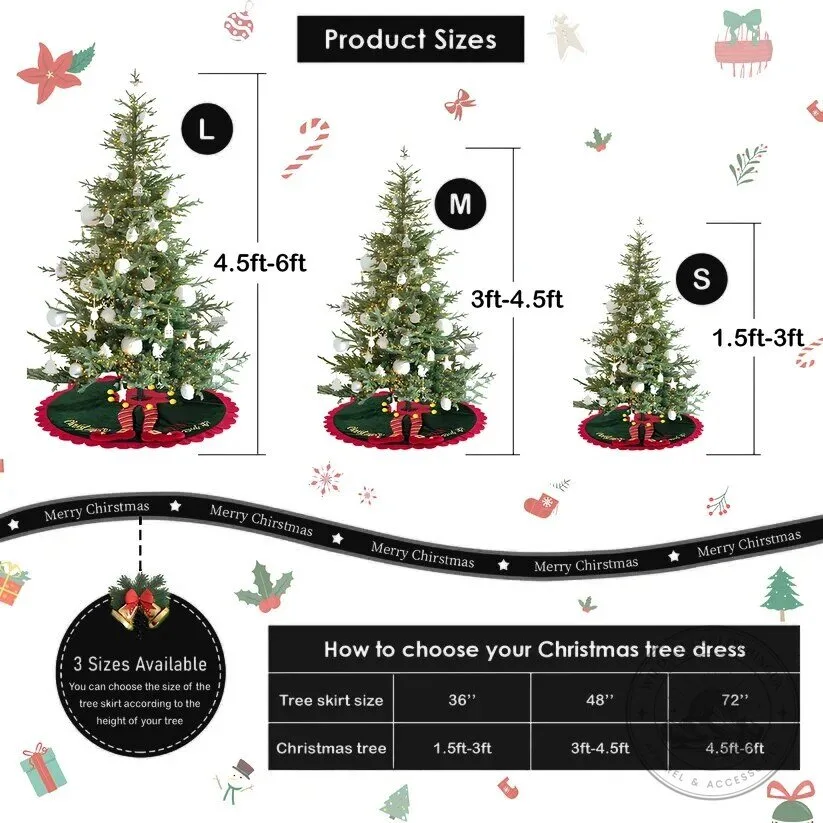 Merry Frenchmas French Bulldog Christmas Tree Skirt Holiday Decor 7 Merry Frenchmas French Bulldog Christmas Tree Skirt Holiday Decor